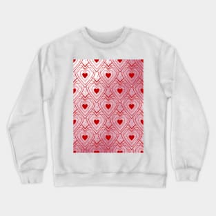 HEARTBEAT Happy Valentines Day. Crewneck Sweatshirt